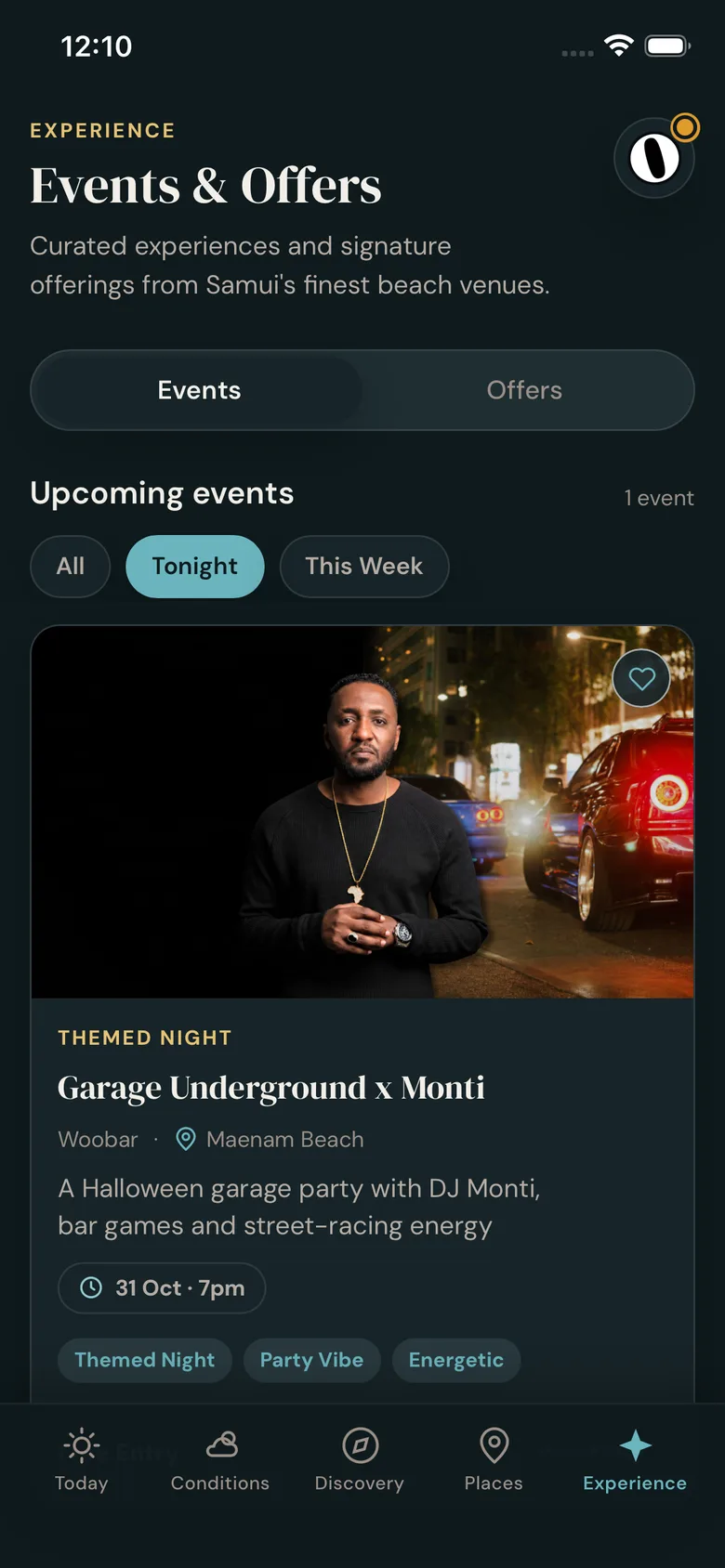 Events, Tonight
